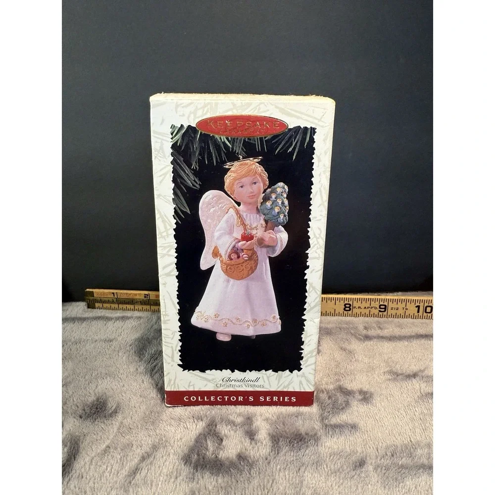 1996 Hallmark Angel Keepsake Christmas Ornament Christkindl Visitors‎ Collection
